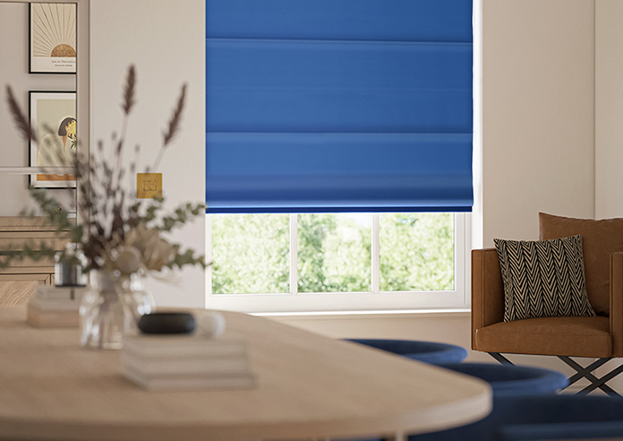 Ascot, Blue - Roman Blind - Image 5